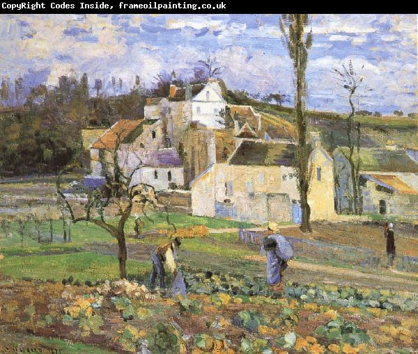Camille Pissarro Cabbage harvest